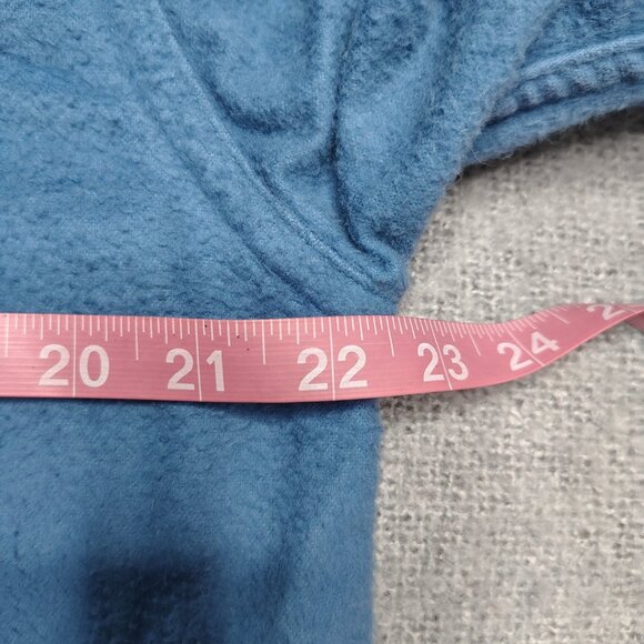 Vintage LL Bean Chamois Cloth Shirt Size Large Tall Blue Pastel Made In USA - Picture 7 of 8